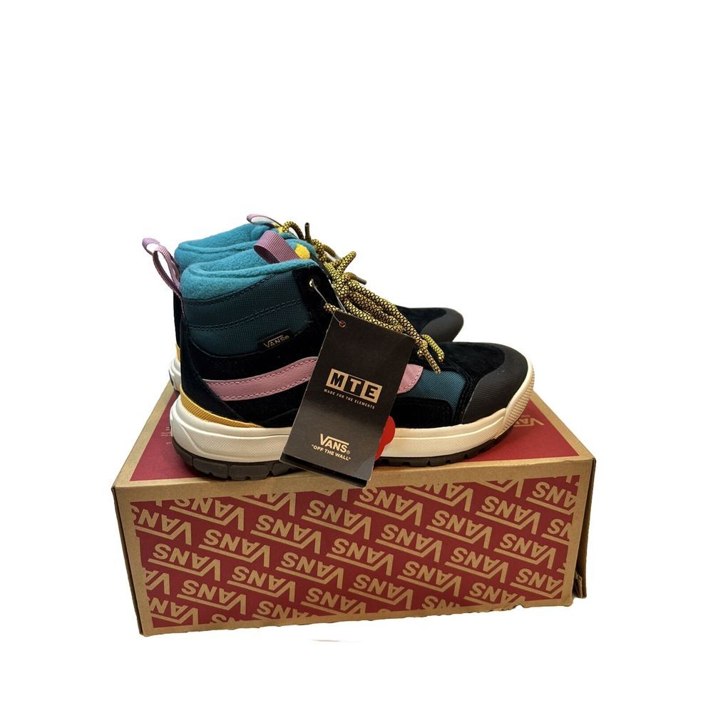 Vans UltraRange Exo Hi MTE Pop Color Teal Pink Hiking Boots 5.5 Women4.0Men Uni - Picture 13 of 16